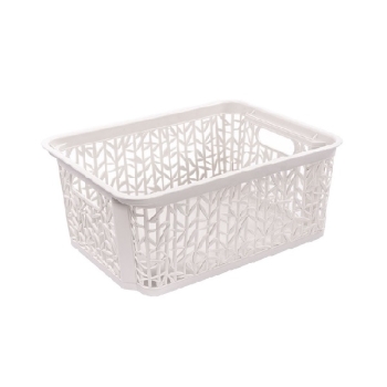 Koszyk Bamboo - 2 - biały